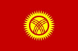 Flagge Kirgisische Republik